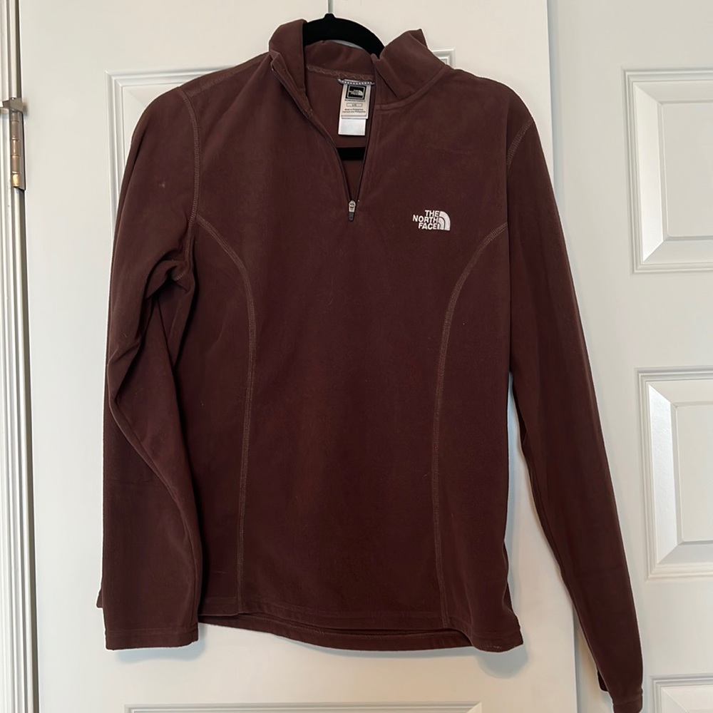 North face pull over fleece